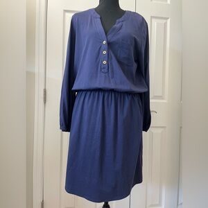 Lilly Pulitzer Beckett Dress Large NWT Navy
